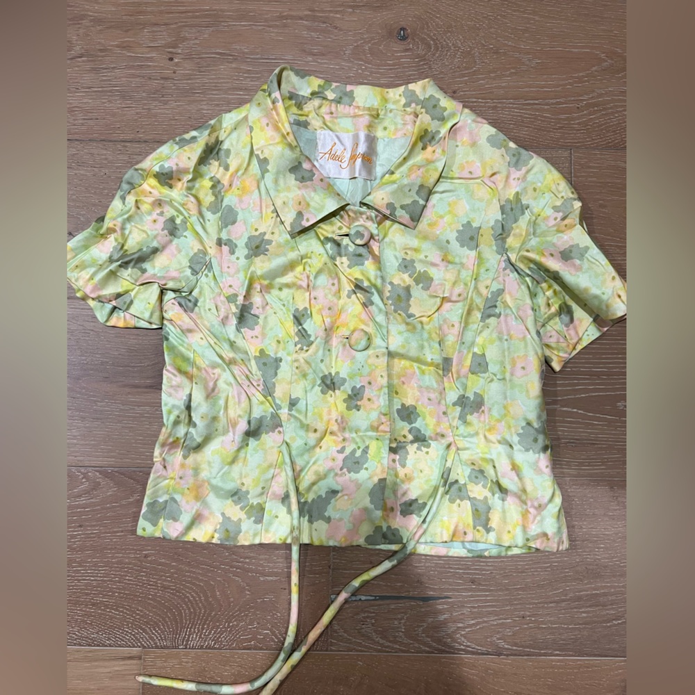 Adele Simpson vintage silk top